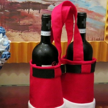 Подарочный пакет с двойной бутылкой вина с