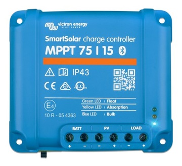 Solarny regulator ładowania Victron Energy SCC075015060R 15 A 10 mA