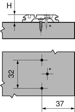 BLUM 70T3550.TL Петля CLIP TOP накладная 110° без фиксатора