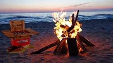 Drewniany blat na skrzynkę piwa BNP-Szar OUTLET