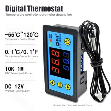 РЕГУЛЯТОР ТЕМПЕРАТУРЫ ТЕРМОСТАТ W3231 DC24V