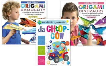 Akademia rysowania. Dla chłopców Moje pierwsze origami. Samoloty