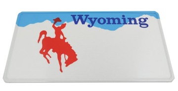 Amerykańskie tablice rejestracyjne USA WYOMING