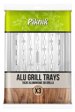 ОДНОРАЗОВЫЕ ПОДДОНЫ АЛЮМИНИЕВЫЙ ПОДДОН ПЛАСТИНЫ ДЛЯ ГРИЛЯ КОВРИК ДЛЯ БАРБЕКЮ СЕРТИФИКАТ x 3 шт.