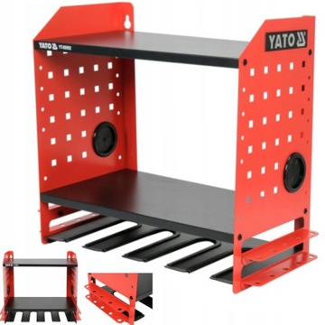 YATO METALOWA PÓŁKA SZAFKA NA ELEKTRONARZĘDZIA 4 GNIAZDA