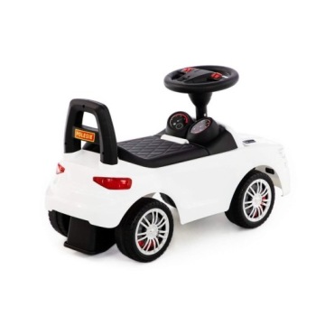 Автогонщик с бипером белый