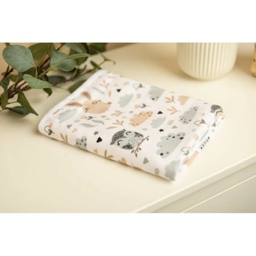 МУСЛИНОВОЕ ОДЕЯЛО ПОЛАНА / БЕЛОЕ 80x100см