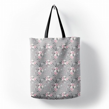 TORBA - Różowe kwiaty
