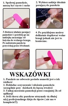 Paznokcie PRESS ON NAILS TIPSY 24 NA STOPY beż