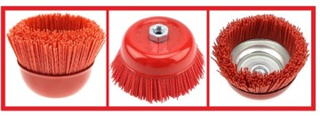НЕЙЛОНОВАЯ ЩЕТКА ДЛЯ ЧИСТКИ ШЛИФОВАЛЬНОЙ МАШИНЫ 100 мм