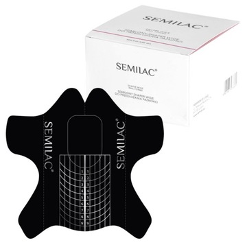 SEMILAC SZABLONY DO PRZEDŁUŻANIA PAZNOKCI SZEROKIE SHAPER WIDE 500 SZTUK