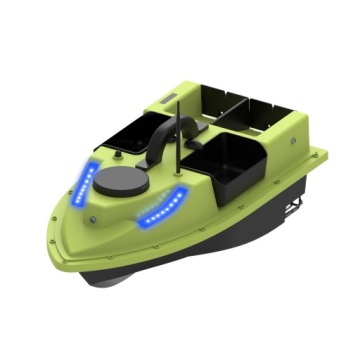 Лодка с GPS-приманкой D19, 600 м, 2 кг, светодиодная радиоуправляемая лодка, 2 кг, 5200 мАч, желтая