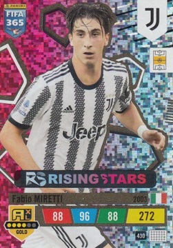 FIFA 365 2023 RISING STAR Miretti 430 karta kolekcjonerska