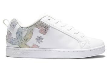 Buty DC Court Graffik - TRW/White/Rainbow