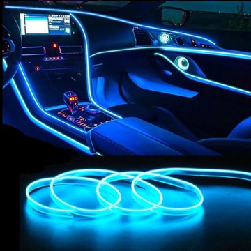 6 x AMBIENT LED RGB ВОЛОКОННО-ОПТИЧЕСКОЕ ВНУТРЕННЕЕ ОСВЕЩЕНИЕ