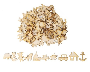 Scrapki WIELKI MIX decoupage 10 wzorów - 100 szt
