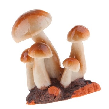 Mini terrarium ogrodowe z figurką grzyba