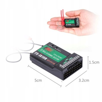 Flysky FS-i6X 2,4 ГГц 10-канальный пульт дистанционного управления AFHDS 2A