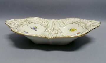 Овальная тарелка-корзина, Мейсен Мейсен, 1852-1924 гг.