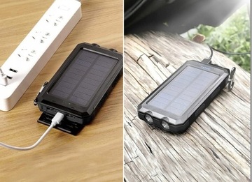 MOCNY PANCERNY POWERBANK SOLARNY TURYSTYCZNY 20000