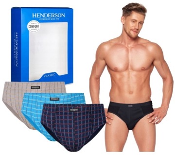HENDERSON SLIPY MAJTKI MĘSKIE 1446-K566 BAWEŁNA XL