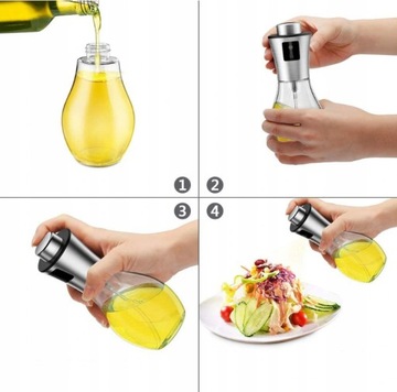 МАСЛО, УКСУС, РАСПЫЛИТЕЛЬ ДЛЯ ОЛИВОК, ДОЗАТОР ИЗ ИНОКС-СТЕКЛА