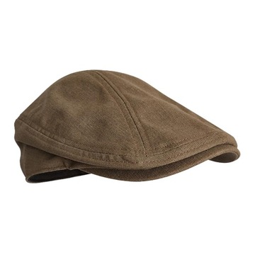 Beret w stylu retro brytyjskim, męski, damski, gazeciarz na wiosnę czarny