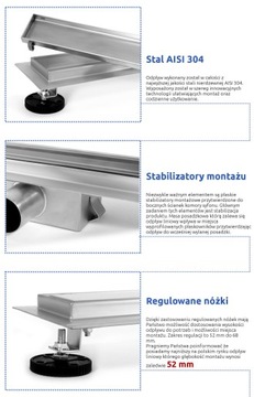 Линейный трап PURE NEO 60CM