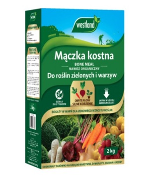 Mączka kostna do roślin zielonych i warzyw 2kg Westland
