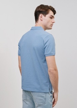 OCHNIK Niebieska koszulka polo męska POLMT-0070-61 3XL