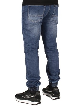 Spodnie męskie jogger jeans W:37 94 CM granat