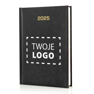 KALENDARZ książkowy 2025 z nadrukiem dowolne LOGO