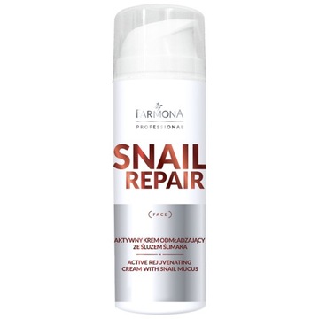 SNAIL REPAIR AKTYWNY KREM ODMŁADZAJĄCY ZE ŚLUZEM ŚLIMAKA 150ML FARMONA