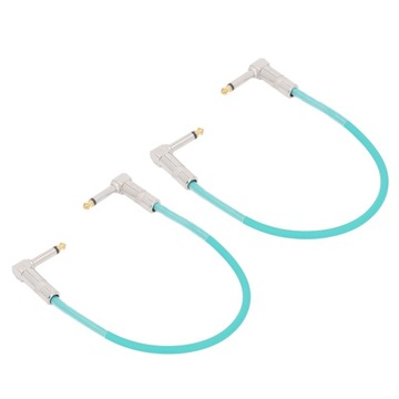 2 шт., 12-дюймовая гитарная перемычка, штекер 1/4 дюйма, кабель для педали эффектов, 1N