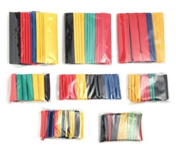 6x НАБОР ТРУБ ТЕРМОУСАДОЧНЫЕ ТРУБКИ 328 ШТ. ИЗОЛЯЦИОННЫЕ РАЗЪЕМЫ