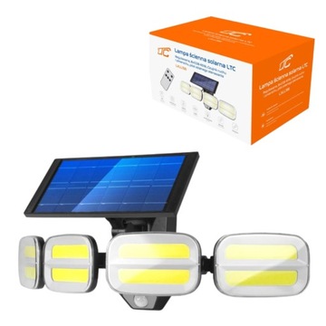 Naświetlacz solarny LED regulowany czujnik+pilot