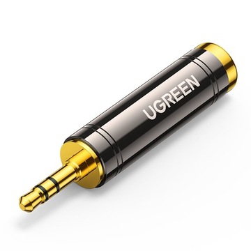 UGREEN ADAPTER PRZEJŚCIÓWKA Z 3.5MM NA 6,35MM JACK