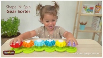 ПОДВИЖНЫЙ СОРТЕР YOOKIDOO ВРАЩАЮЩИЕСЯ ШЕСТИНКИ 40200