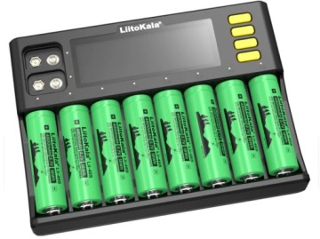 LiitoKala Lii-S8 УНИВЕРСАЛЬНОЕ ЗАРЯДНОЕ УСТРОЙСТВО ДЛЯ АККУМУЛЯТОРОВ Li-Ion AAA 18650