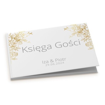 Свадебная гостевая книга PERS. Свадебные зеленые листья