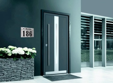 TABLICA ADRESOWA METAL NUMER DOMU POSESJI 30x20