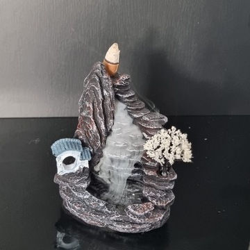 KOMINEK ZAPACHOWY BACKFLOW KADZIELNICA+12 kadzidła PALO SANTO