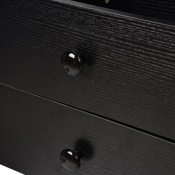 Стол для ногтей Портативный деревянный маникюрный стол с 1 дверью и 2 ящиками на колесах для Be