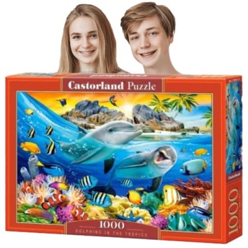 CASTORLAND PUZZLE 1000 Elementów dla DZIECI Delfin
