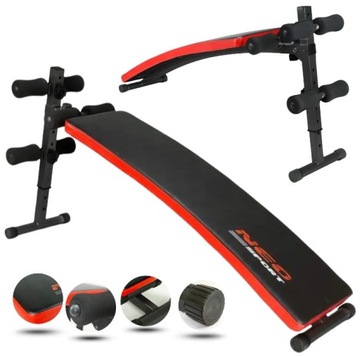 ŁAWECZKA TRENINGOWA DO ĆWICZEŃ SKOŚNA Z REGULACJĄ