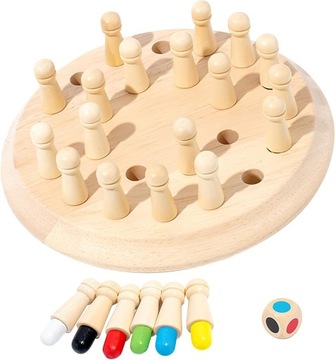 Montessori szachy z pamięcią kształtu EACHHAHA