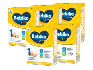 Bebiko 1 Mleko początkowe ZESTAW 5x600g