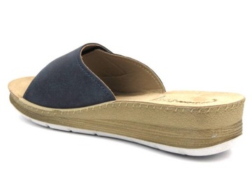 ТАПОЧКИ ЖЕНСКИЕ INBLU FC-53 ПУ КОЖА, КОЖАНАЯ Стелька, ЛЕТНИЕ НА ПЛОСКОЙ ПЛАНЕ