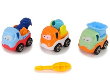 Набір 3 машинок для розкручування Lean Toys