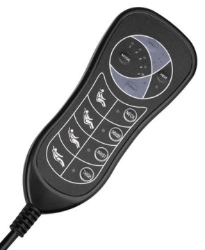 Массажный коврик, 5 моторов, массажер с подогревом + пульт дистанционного управления